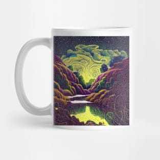 River of Reflection swirling Mug